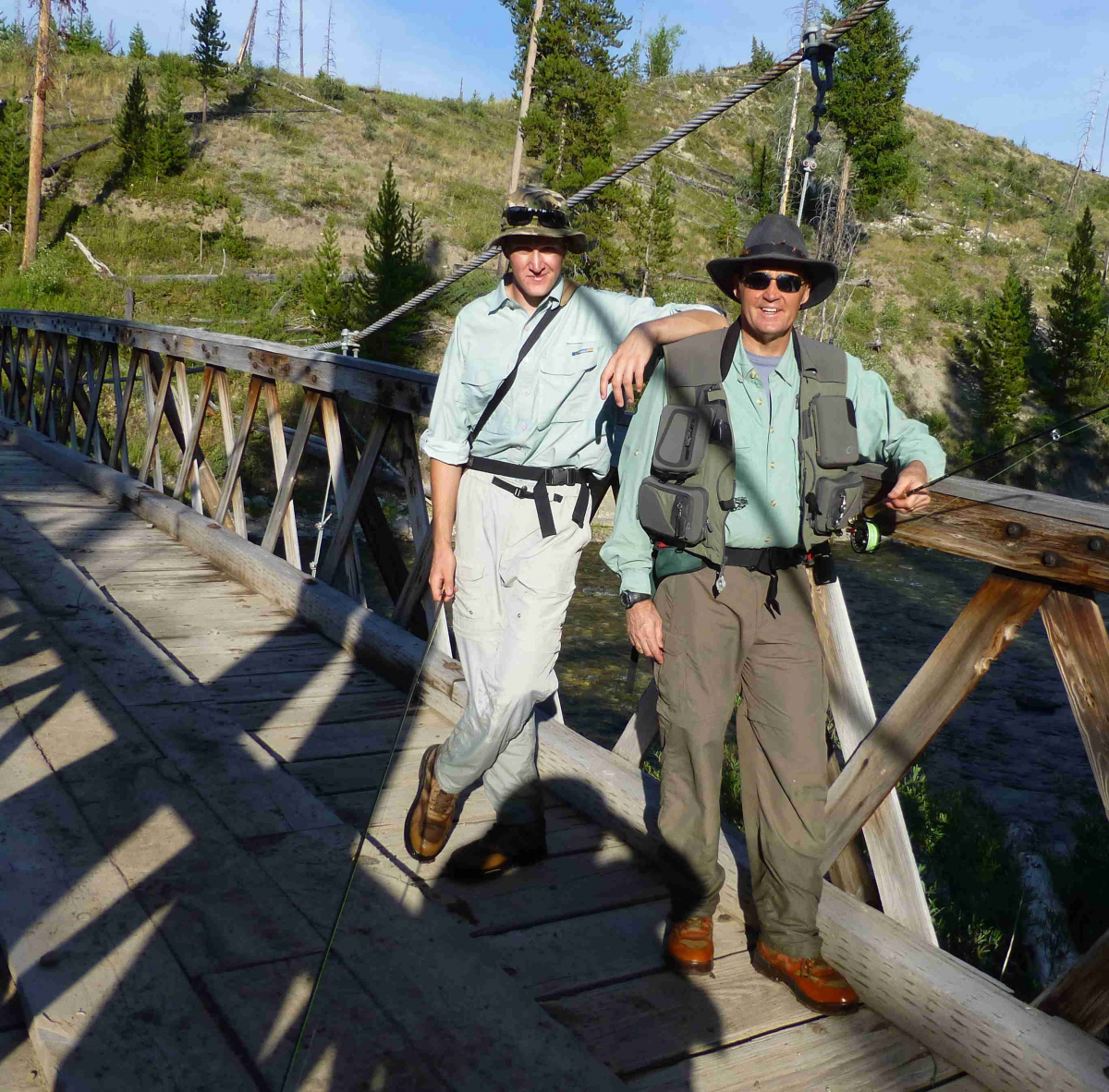 Fishermen on Bridge