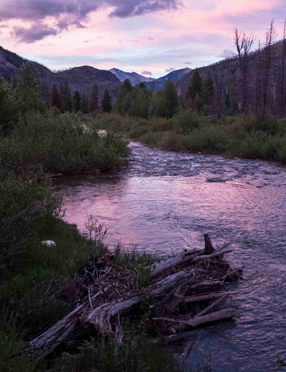 South Fork Sun at sunset